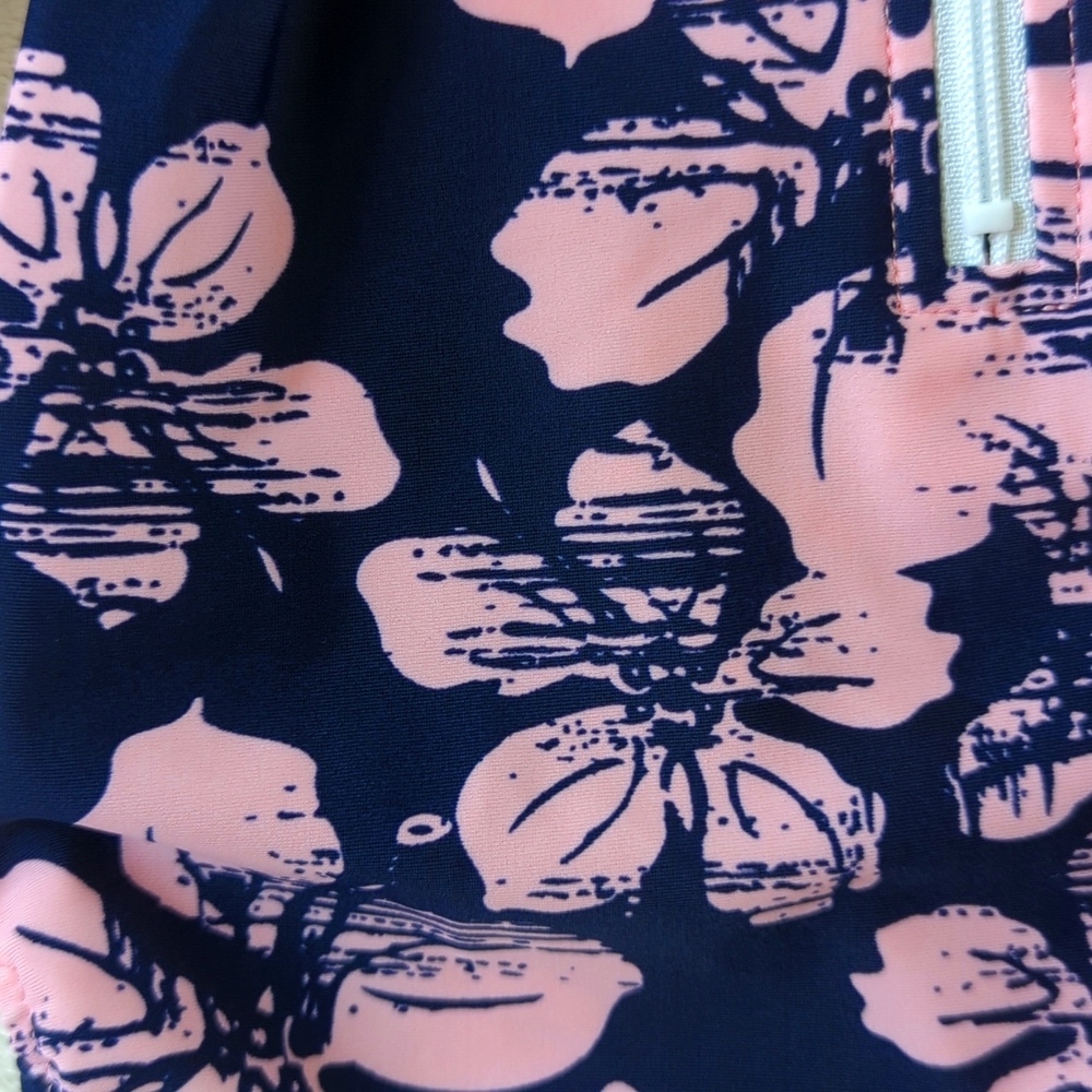 SNAPPER ROCK | Baby Girls & Toddlers Navy Orchid Surf Suit, UPF 50+ - Picture 6 of 12